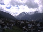 Archiv Foto Webcam Grächen: Ausblick vom Chalet Soldanella 11:00