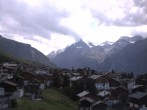 Archiv Foto Webcam Grächen: Ausblick vom Chalet Soldanella 13:00