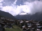 Archiv Foto Webcam Grächen: Ausblick vom Chalet Soldanella 11:00