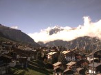 Archiv Foto Webcam Grächen: Ausblick vom Chalet Soldanella 09:00