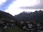 Archiv Foto Webcam Grächen: Ausblick vom Chalet Soldanella 17:00