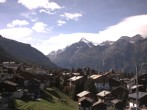 Archiv Foto Webcam Grächen: Ausblick vom Chalet Soldanella 11:00