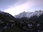 Archived image Webcam Grächen - Appartements Soldanella 06:00