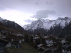 Archiv Foto Webcam Grächen: Ausblick vom Chalet Soldanella 09:00