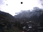 Archiv Foto Webcam Grächen: Ausblick vom Chalet Soldanella 13:00