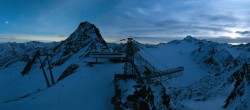 Archiv Foto Webcam Sölden: Bergstation Tiefenbachgletscher 23:00
