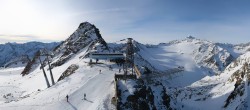Archiv Foto Webcam Sölden: Bergstation Tiefenbachgletscher 07:00