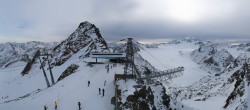 Archiv Foto Webcam Sölden: Bergstation Tiefenbachgletscher 13:00