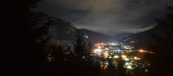 Archiv Foto Webcam Mayrhofen: Blick vom Gasthof Wiesenhof auf den Ort 23:00