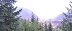 Archiv Foto Webcam Mayrhofen: Blick vom Gasthof Wiesenhof auf den Ort 05:00