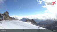 Archived image Webcam Hintertux Glacier: &#34;Gefrorene Wand&#34; Summit 14:00