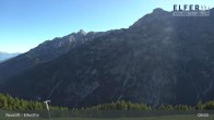 Archived image Webcam Upper station panoramic railway `Elfer` (1790m) 09:00