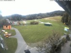 Archiv Foto Webcam Hohenbogen: Talstation und Brünnlhang 17:00