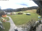 Archiv Foto Webcam Hohenbogen: Talstation und Brünnlhang 11:00