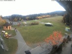 Archiv Foto Webcam Hohenbogen: Talstation und Brünnlhang 13:00
