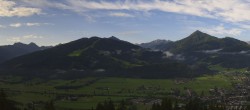 Archived image Webcam View from ´Berggasthof Habersattgut´ down to the ´Ennstal´ (Enns valley) 07:00