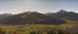 Archived image Webcam View from ´Berggasthof Habersattgut´ down to the ´Ennstal´ (Enns valley) 09:00
