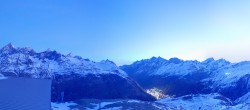 Archiv Foto Webcam Zermatt Hörnlibahn Bergstation 05:00
