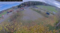 Archived image Webcam Ödberg: Camp site near Lake Tegernsee 09:00