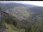 Archiv Foto Webcam Laber Bergbahn: Blick nach Oberammergau 05:00