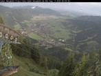 Archiv Foto Webcam Laber Bergbahn: Blick nach Oberammergau 06:00