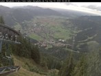Archiv Foto Webcam Laber Bergbahn: Blick nach Oberammergau 17:00