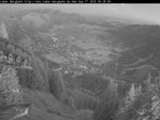 Archiv Foto Webcam Laber Bergbahn: Blick nach Oberammergau 05:00