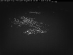 Archiv Foto Webcam Laber Bergbahn: Blick nach Oberammergau 03:00