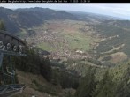 Archiv Foto Webcam Laber Bergbahn: Blick nach Oberammergau 11:00