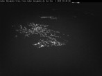 Archiv Foto Webcam Laber Bergbahn: Blick nach Oberammergau 23:00