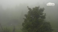 Archiv Foto Webcam Leogang: Asitz Kabinenbahn Mittelstation 07:00