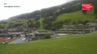 Archived image Webcam Wildkogel Ski Resort: Top station Frühmesserbahn lift 2150m 13:00