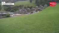 Archived image Webcam Wildkogel Ski Resort: Top station Frühmesserbahn lift 2150m 05:00
