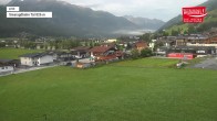 Archived image Webcam Wildkogel Ski Resort: Top station Frühmesserbahn lift 2150m 06:00