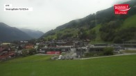 Archived image Webcam Wildkogel Ski Resort: Top station Frühmesserbahn lift 2150m 11:00