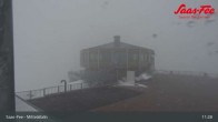 Archiv Foto Webcam Saas-Fee - Mittelallalin 10:00