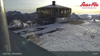 Archiv Foto Webcam Saas-Fee - Mittelallalin 07:00