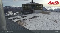 Archiv Foto Webcam Saas-Fee - Mittelallalin 08:00