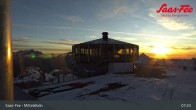 Archived image Webcam Saas-Fee: Mitelallalin 06:00