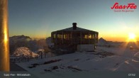 Archived image Webcam Saas-Fee: Mitelallalin 07:00