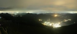 Archiv Foto Webcam Zwölferhorn - Bergstation 03:00
