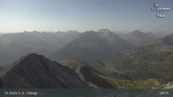 Archived image Webcam St Anton: Valluga mountain 08:00