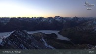 Archived image Webcam St Anton: Valluga mountain 06:00