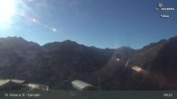 Archived image Webcam Mountain Restaurant Gampen / Top Station Gampenbahn 08:00