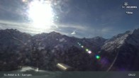 Archived image Webcam Mountain Restaurant Gampen / Top Station Gampenbahn 08:00