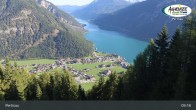 Archived image Webcam Panoramic View of Lake Achensee and Pertisau 08:00