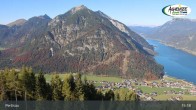 Archived image Webcam Panoramic View of Lake Achensee and Pertisau 14:00
