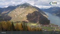 Archived image Webcam Panoramic View of Lake Achensee and Pertisau 10:00