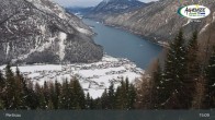 Archived image Webcam Panoramic View of Lake Achensee and Pertisau 14:00