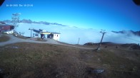 Archived image Webcam Landeck - Upper Station Venetbahn 09:00